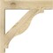 Ekena Millwork Funston Block Rough Sawn Outlooker, Douglas Fir, 6"W x 24"D x 24"H OUT06X24X24FST05RDF - alternate 4